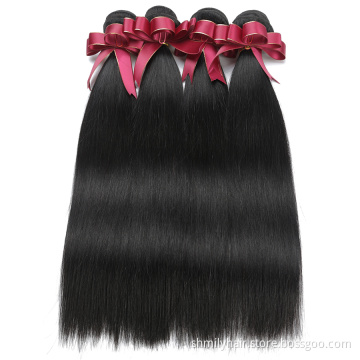 10a grade real mink Brazilian virgin hair unprocessed virgin Brazilian silky straight human hair bundles
